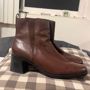 Clarks leather boots